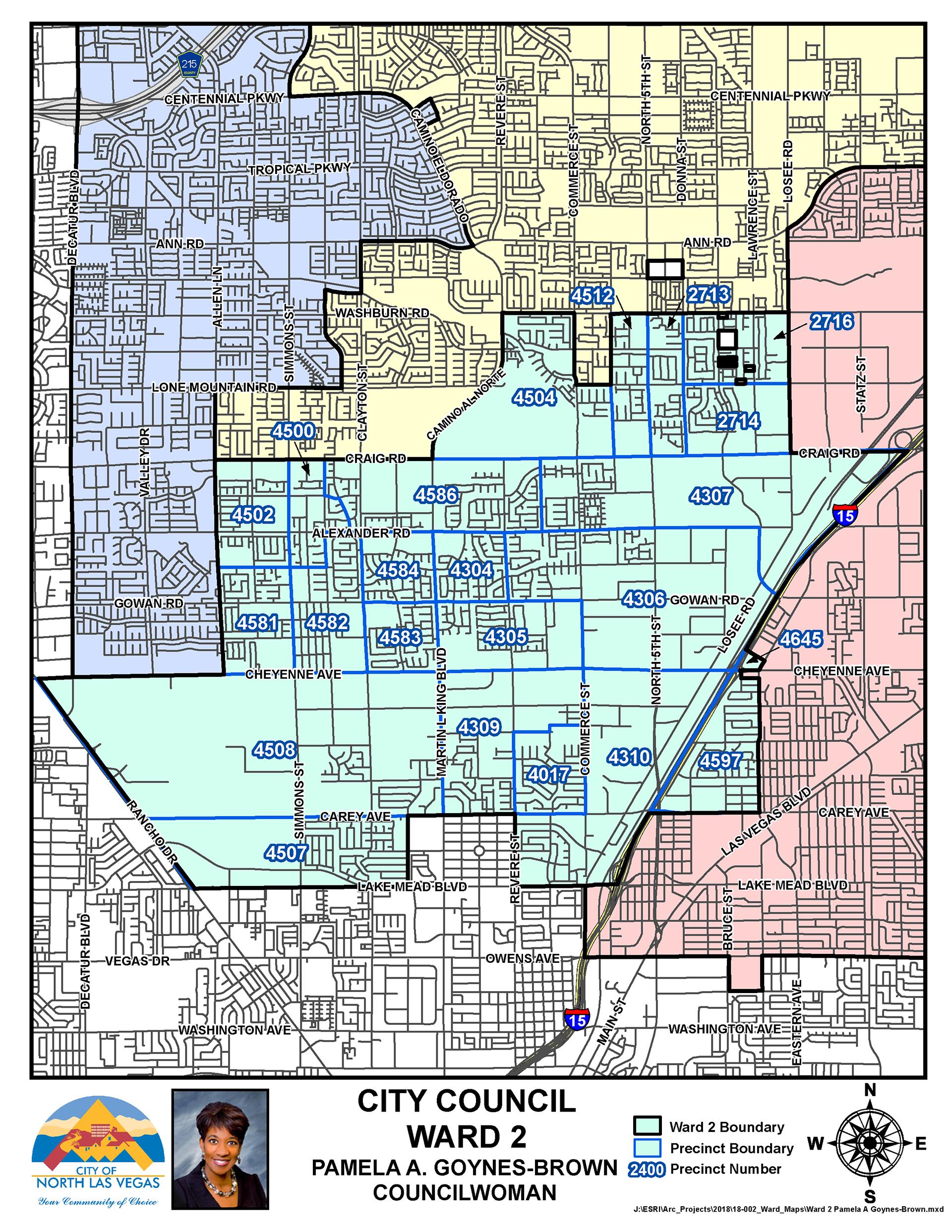 Ward Maps  City of North Las Vegas